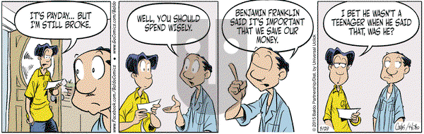 Baldo on Friday May 29, 2015 Comic Strip