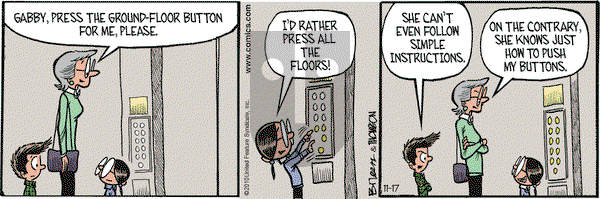 Grand Avenue on Wednesday November 17, 2010 Comic Strip