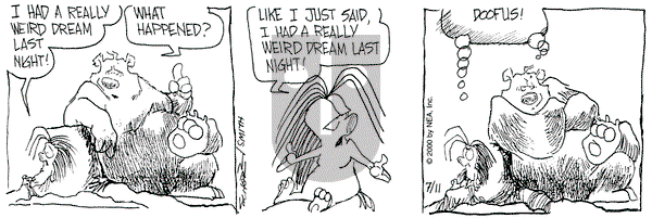 The Grizzwells on Tuesday July 11, 2000 Comic Strip