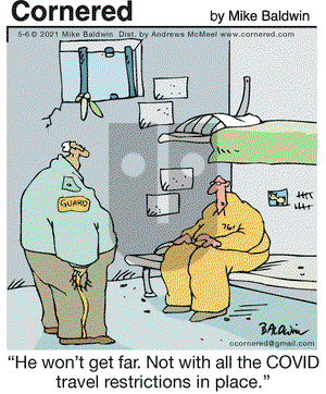 Cornered on Thursday May 6, 2021 Comic Strip