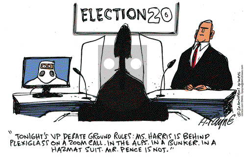 Henry Payne on Wednesday October 7, 2020 Comic Strip