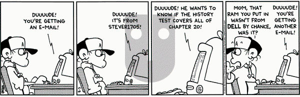 FoxTrot on Wednesday May 8, 2002 Comic Strip