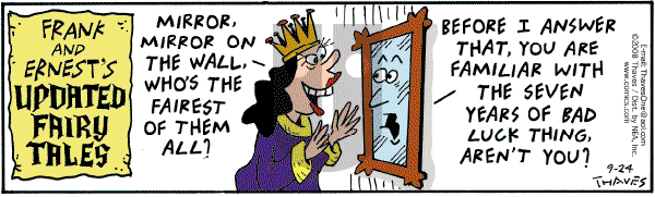 Frank and Ernest - Wednesday September 24, 2008 Comic Strip