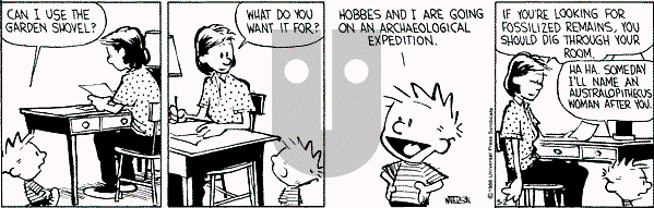 Calvin and Hobbes - Monday May 2, 1988 Comic Strip