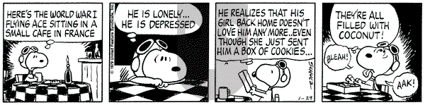 Peanuts on Monday January 29, 1979 Comic Strip