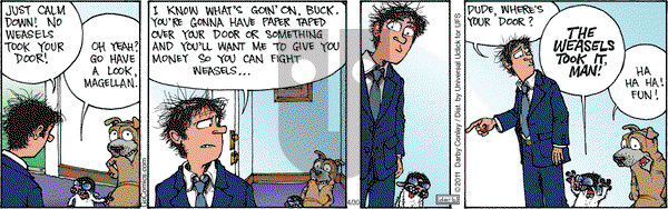 Get Fuzzy on Tuesday April 30, 2013 Comic Strip