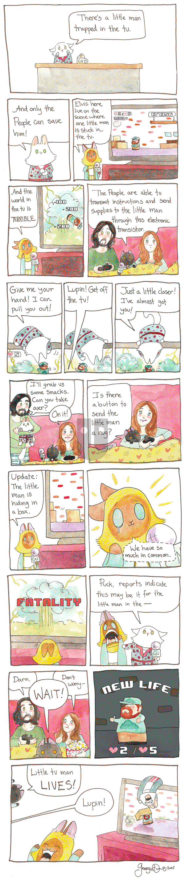Breaking Cat News on Wednesday February 1, 2017 Comic Strip