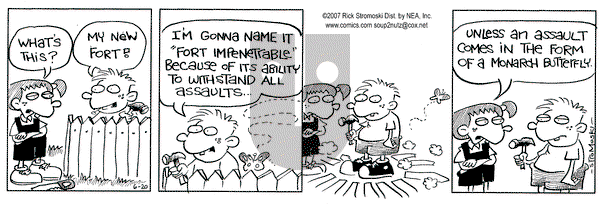 Soup to Nutz - Old on Wednesday June 20, 2007 Comic Strip