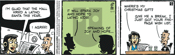 La Cucaracha on Tuesday December 17, 2019 Comic Strip