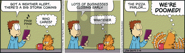 Garfield on Friday February 16, 2018 Comic Strip