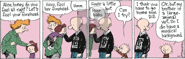 Cul de Sac on Monday January 8, 2018 Comic Strip