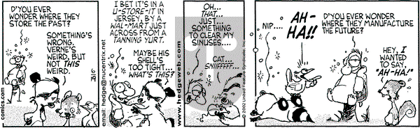 Over the Hedge on Wednesday June 19, 2002 Comic Strip