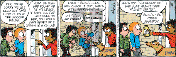 Cleats - Tuesday October 24, 2023 Comic Strip