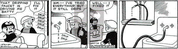 Nancy on Wednesday September 28, 1949 Comic Strip