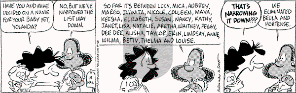 Baby Blues on Wednesday August 18, 1993 Comic Strip