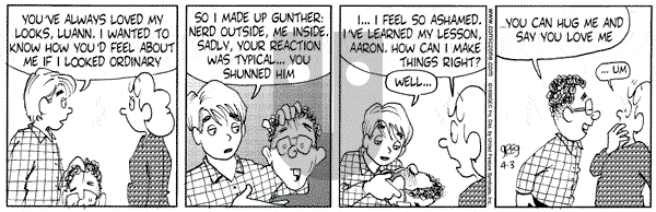 Luann on Friday April 3, 1998 Comic Strip