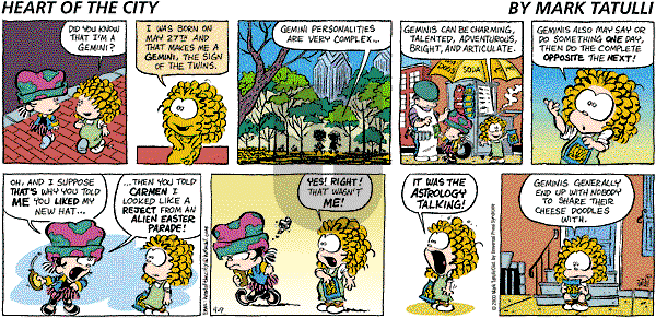 Heart of the City on Sunday April 9, 2000 Comic Strip