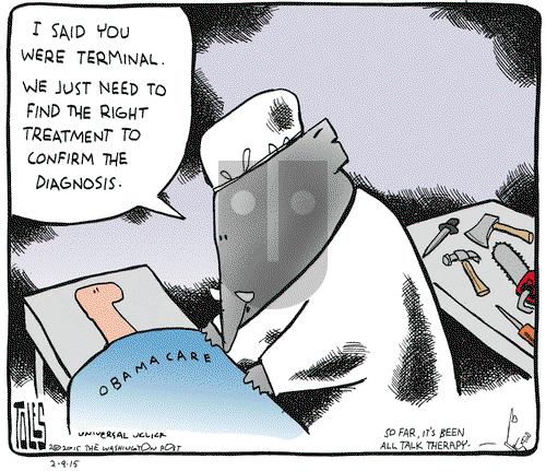 Tom Toles on Monday February 9, 2015 Comic Strip