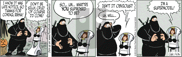 Baldo on Tuesday October 30, 2012 Comic Strip