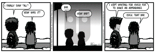 The Boondocks on Monday January 7, 2002 Comic Strip