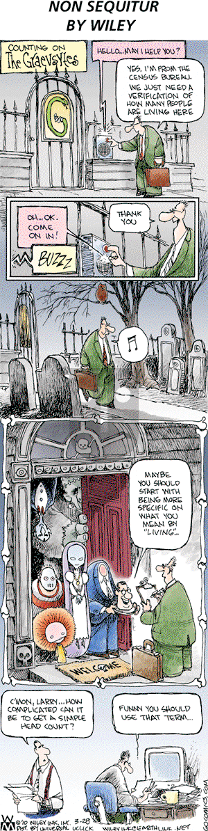 Non Sequitur on Sunday March 28, 2010 Comic Strip