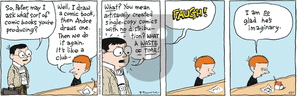 Cul de Sac on Friday April 27, 2012 Comic Strip