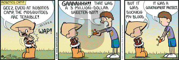 DeFlocked on Tuesday July 25, 2017 Comic Strip