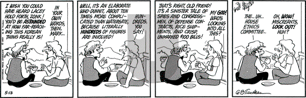 Doonesbury on Friday May 13, 1977 Comic Strip