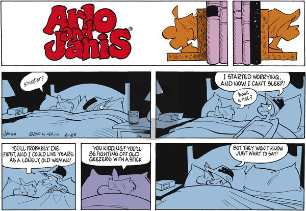 Arlo and Janis on Sunday February 27, 2000 Comic Strip