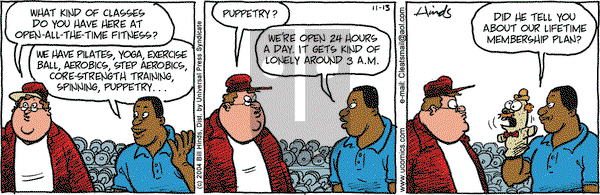 Cleats on Saturday November 13, 2004 Comic Strip