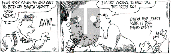The Grizzwells on Wednesday December 24, 2003 Comic Strip