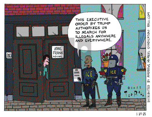 Ted Rall on Monday January 27, 2025 Comic Strip