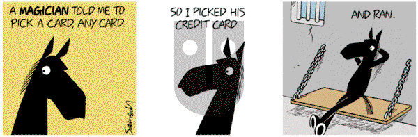 Dark Side of the Horse on Thursday October 10, 2019 Comic Strip
