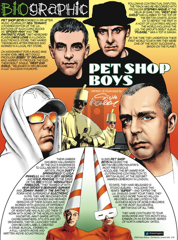 Biographic on Sunday October 16, 2016 Comic Strip