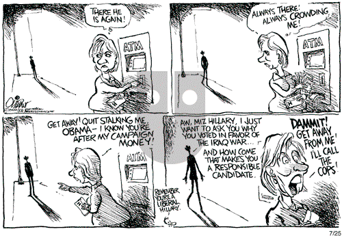 Pat Oliphant on Wednesday July 25, 2007 Comic Strip