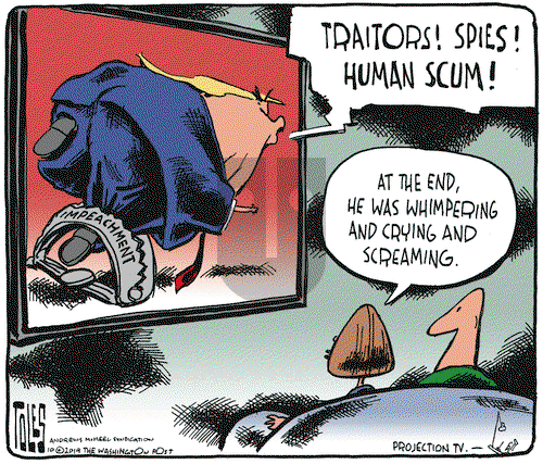 Tom Toles on Wednesday October 30, 2019 Comic Strip