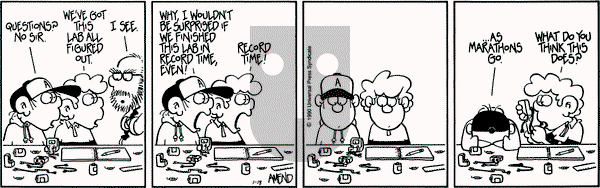 FoxTrot on Thursday January 18, 1990 Comic Strip