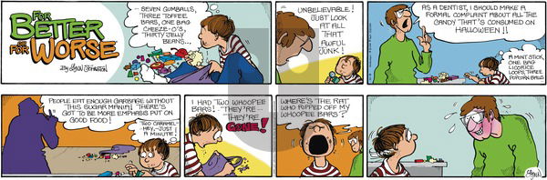 For Better or For Worse on Sunday November 2, 2008 Comic Strip