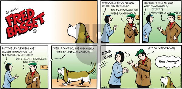 Fred Basset on Sunday March 6, 2011 Comic Strip