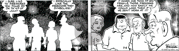 Alley Oop on Monday July 4, 2005 Comic Strip