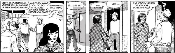 Alley Oop on Saturday December 7, 1968 Comic Strip