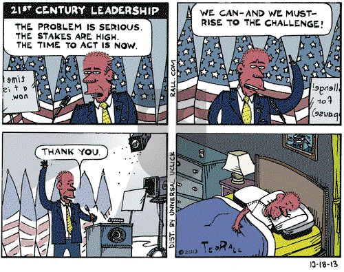 Ted Rall on Wednesday December 18, 2013 Comic Strip
