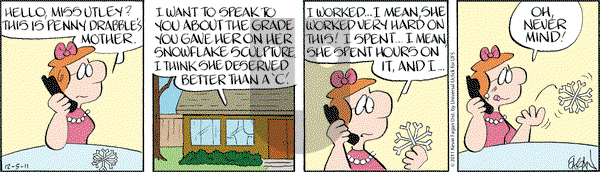 Drabble on Monday December 5, 2011 Comic Strip