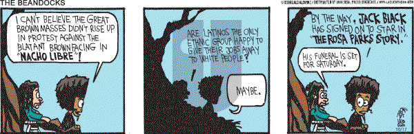 La Cucaracha on Tuesday October 17, 2006 Comic Strip