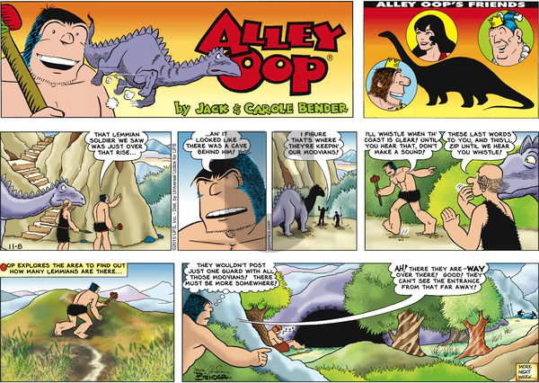 Alley Oop on Sunday November 8, 2015 Comic Strip