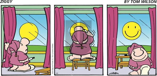 Ziggy on Sunday April 6, 2025 Comic Strip