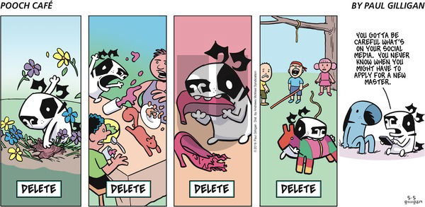 Pooch Cafe on Sunday May 5, 2019 Comic Strip