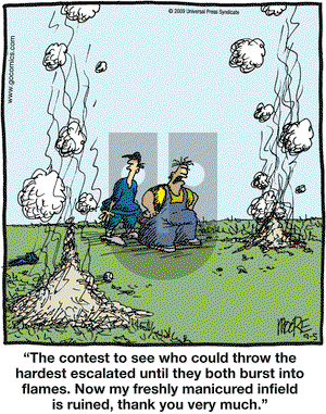 In the Bleachers on Saturday September 5, 2009 Comic Strip