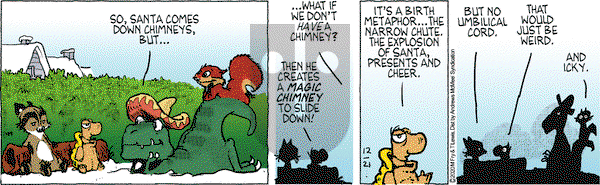 Over the Hedge on Saturday December 21, 2019 Comic Strip