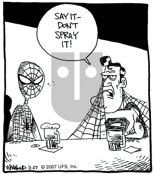 Reality Check on Tuesday November 27, 2007 Comic Strip